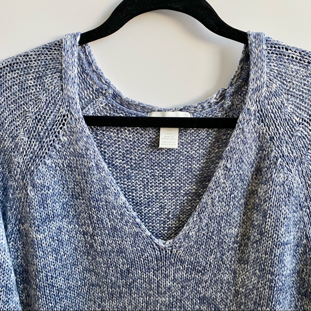 H&M V-Neck Loose-knit Sweater S